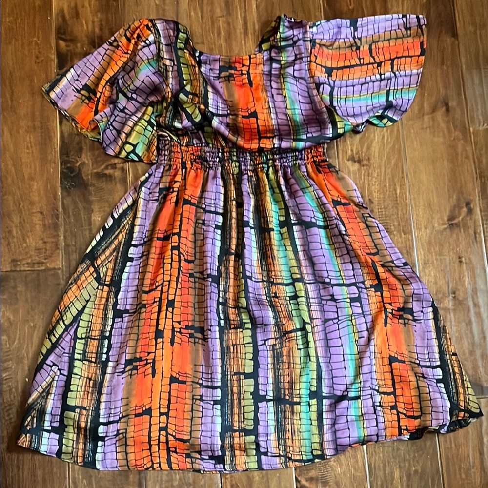 BCBGeneration Multicolor Patterned Dress - Picture 3 of 4